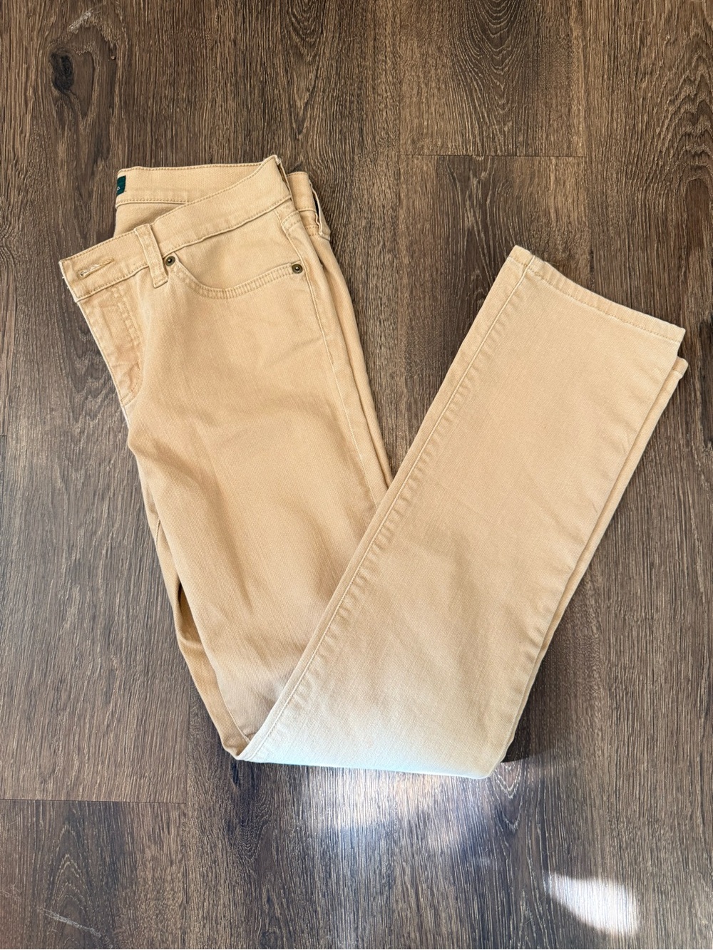 Ralph Lauren Beige Women’s Jeans – Modern Straight Leg